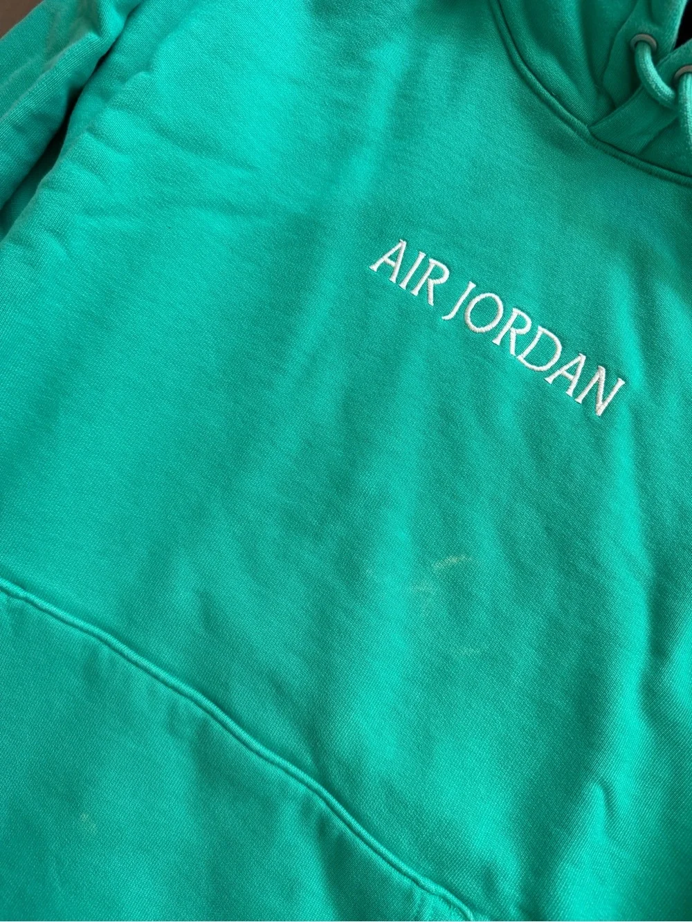 Air Jordan Teal Hoodie - Classic Logo